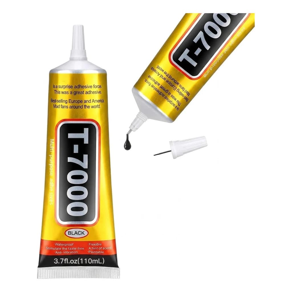Cola T7000 110ml Preta Multifuncional Para Reparo De Celular