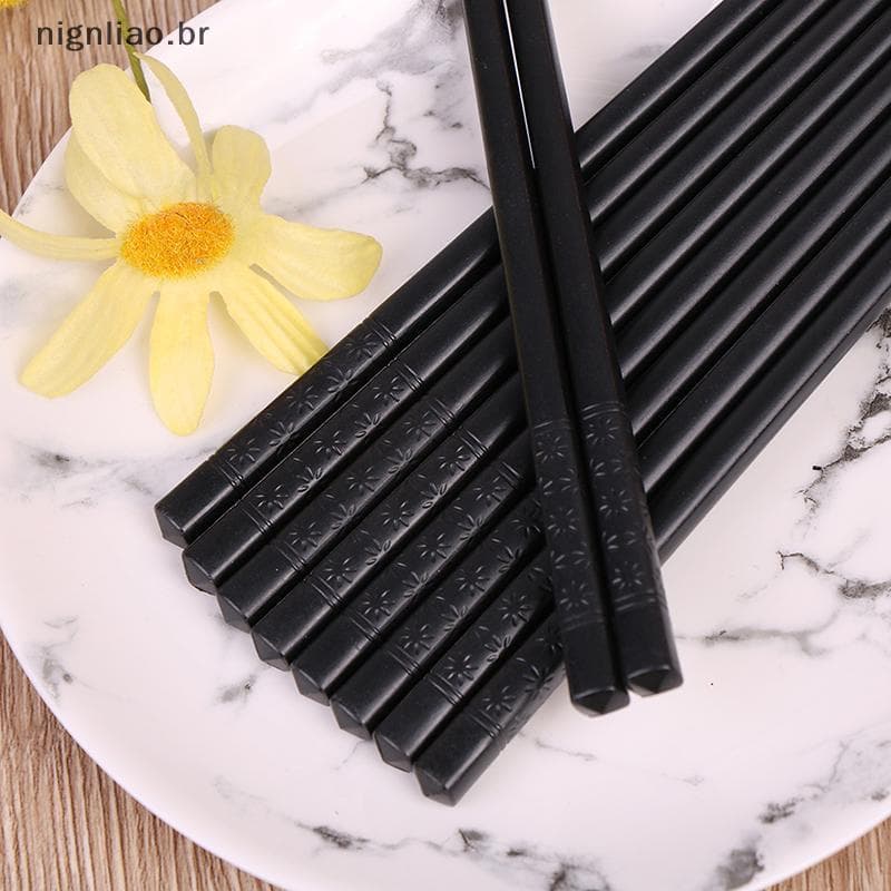 nignliao 1 Par De Costeletas Japonesas De Liga Antiderrapante Conjunto De Costeleta De Sushi Presente Chinês BR