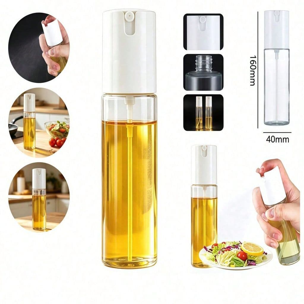 Borrifador Spray 100ml Azeite Vinagre Óleo Dispenser Cozinha P.QIU