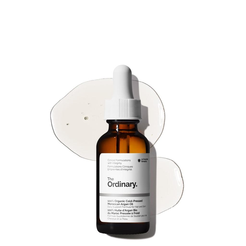 The Ordinary Óleo de Argan Marroquino 100% Orgânico Prensado a Frio, Tratamento Nutritivo e Hidratante para Pele e Cabel