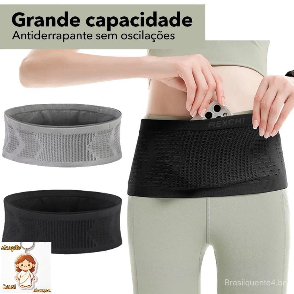 Pacote De Cintura De Corrida De Alta Elasticidade , Adequado Para fitness Ao Ar Livre Masculino E Feminino , Projetado P