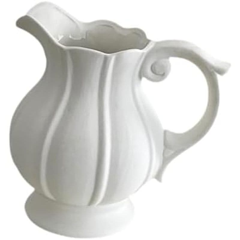 Fenteer Vaso De Flores De Cerâmica Jarra Decoive Para Presente De Café Doméstico
