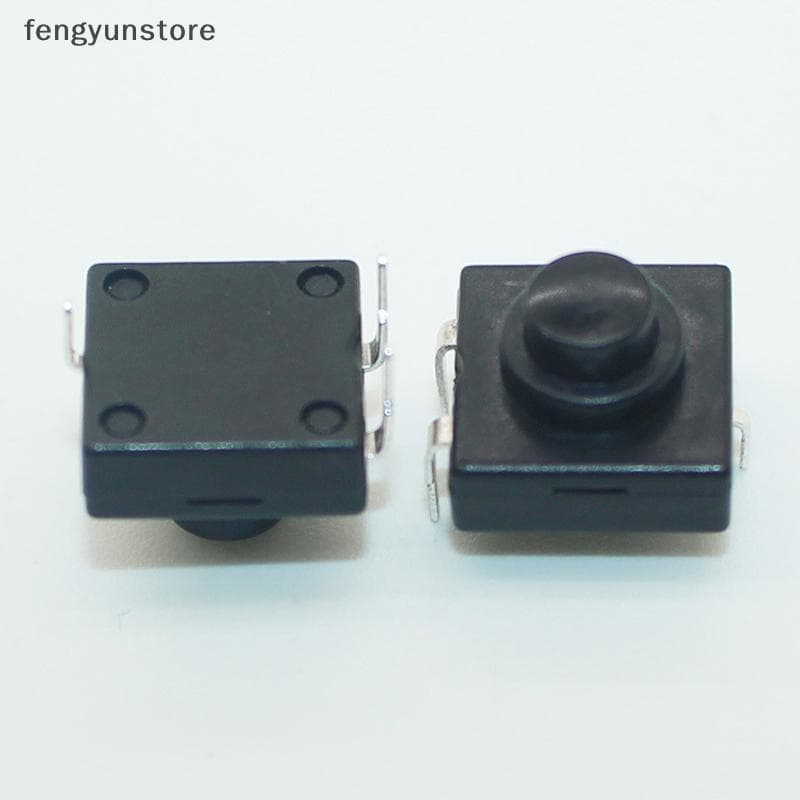 10 Peças 12X12MM Interruptor De Botão De Lanterna 3 Pernas Inserção Reta Vertical Dois Liga E Um Desligado