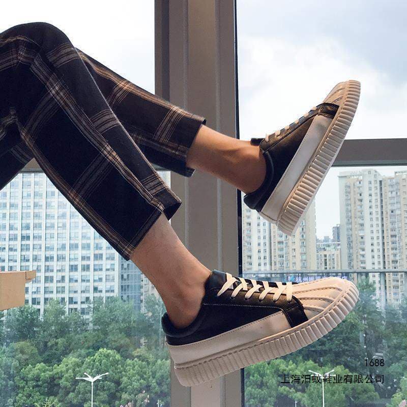 Novo estilo tênis de verão masculino versão coreana na moda All-Match estilo Hong Kong sapatos masculinos na moda estuda