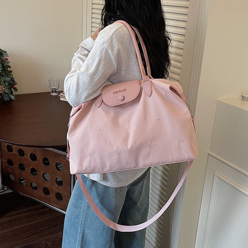 Bolsa de viagem leve de grande capacidade Bolsa de embarque Bolsa de viagem de curta distância de armazenamento si