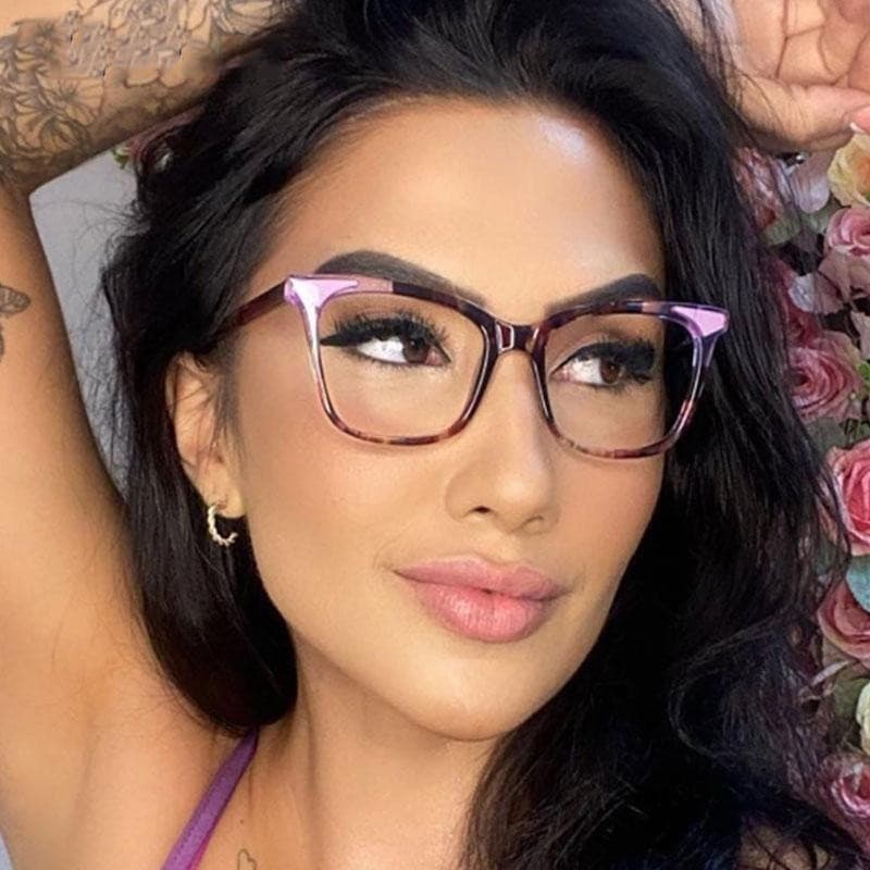 Nova Armação De Óculos Ópticos Moda Feminina Tamanho Pequeno Tr90 Dobradiça De Mola Duas Cores Quadro De Emenda