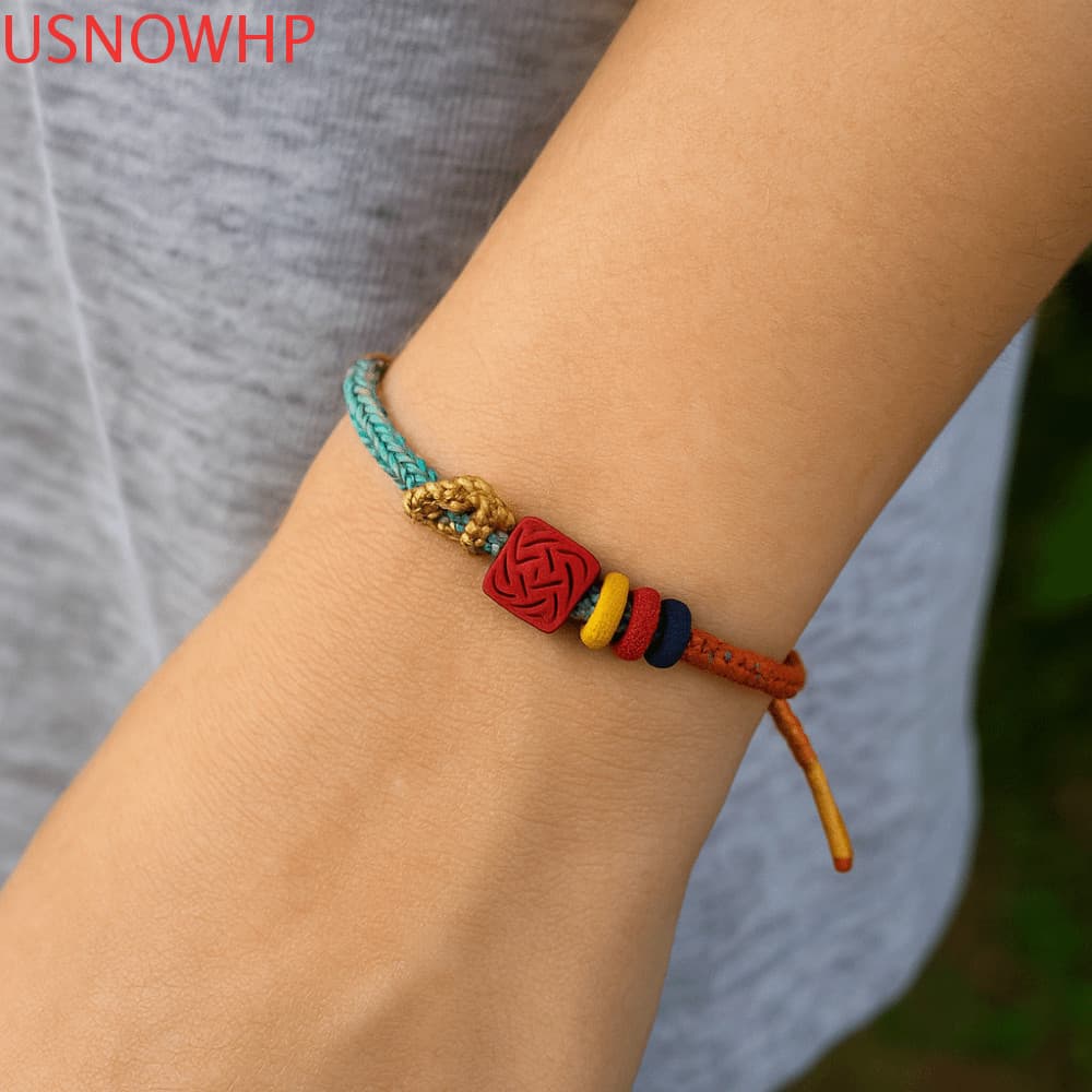 Pulseira De Cavalo Do Zodíaco USNOWHP , Cabaça Tecida À Mão Da Boa Sorte , Corda De Vermelha Chinesa Deus Riqueza