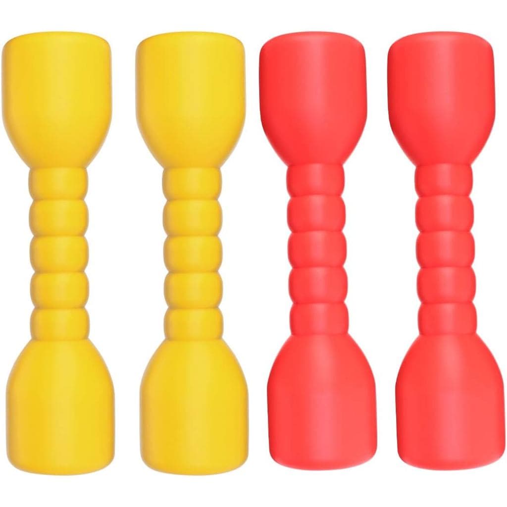 Conjunto de Halteres para Crianças NUOBESTY, 4 Peças de Pesos de Brinquedo em PE para Crianças |   Halteres de brinquedo