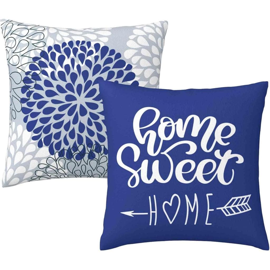 Conjunto de 2 Capas Decorativas para Almofadas, 18x18, Capas de Almofada Quadradas de Veludo Macio, Capas de Almofada Ac