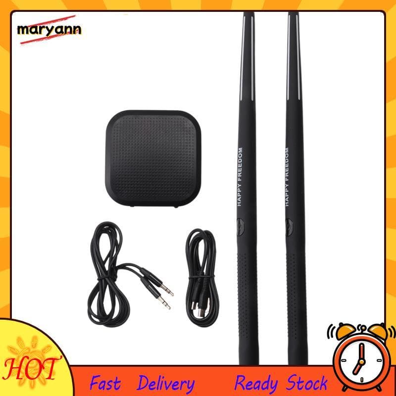 Conjunto De Bateria De Ar Eletrônica Portátil-Baquetas E Pedais Virtuais , Ideal Para Iniciantes , Crianças Adultos
