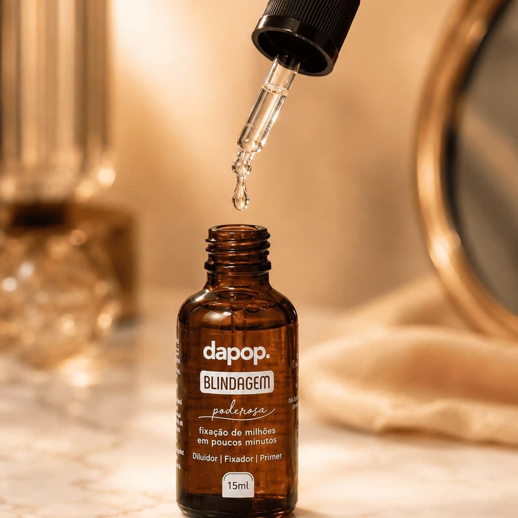 Blindagem Poderosa Dapop 15ml Primer Fixador Diluidor de Maquiagem Longa Duração Multifuncional