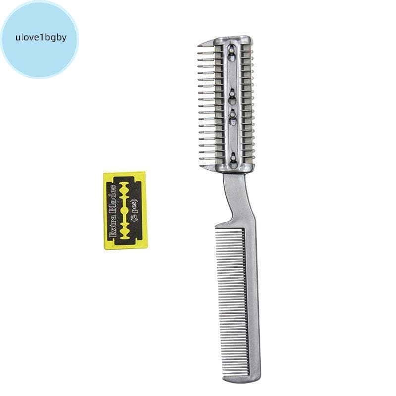UloveBB Pet Dog Hair Trimmer Pente Corte Com 2 s Grooming Navalha Desbaste Cão Gato Pentes Removedor De Pêlos Escova De