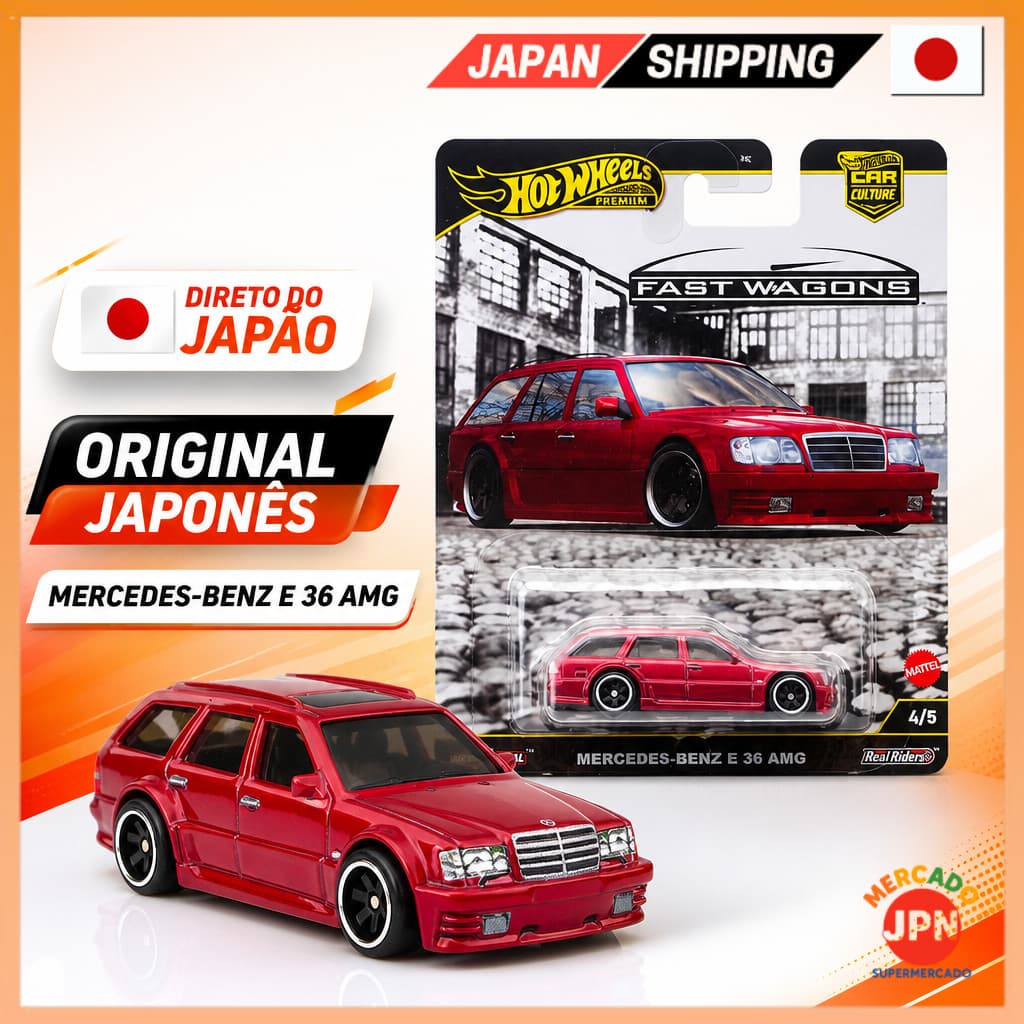 Hot Wheels Car Culture Fast Wagon Mercedes-Benz E 36 AMG Toy Vehicle Mini Car para Direct from JAPAN
