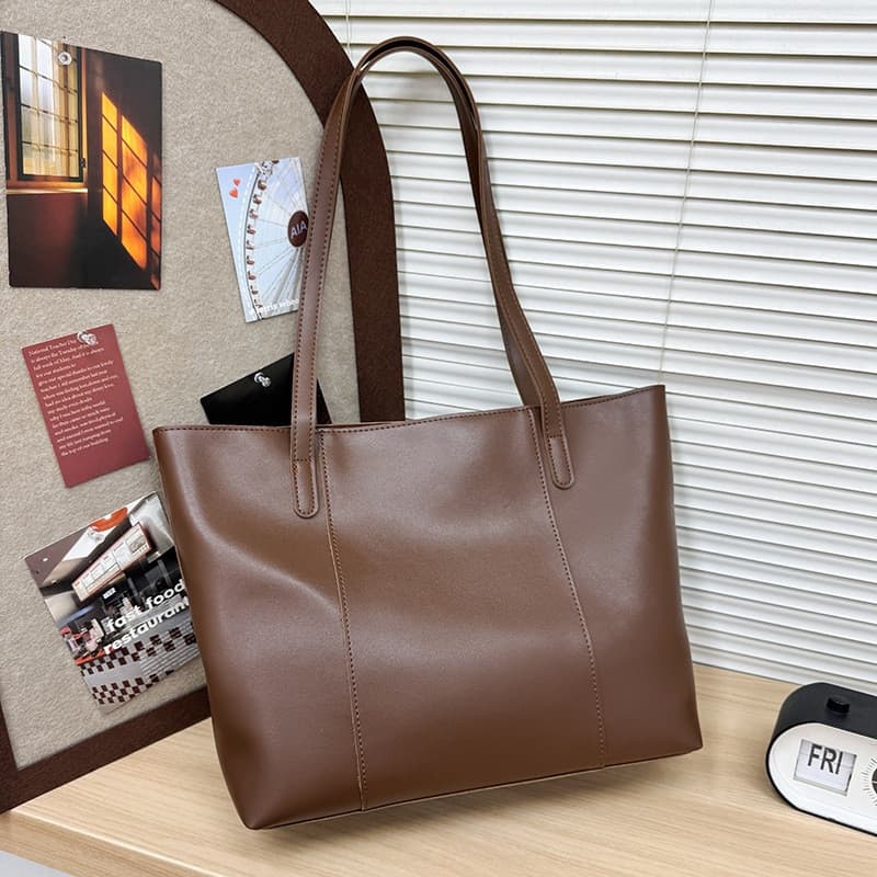 Bolsa feminina vintage de alta qualidade e grande capacidade para uso transfronteiriço, nova coleção 2026, bolsa de ombr