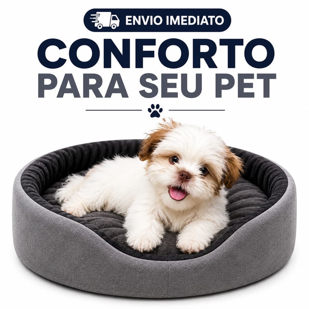 Cama Colchonete Almofada para Cachorro ou Gato Caminha Pet - Muito Confortável