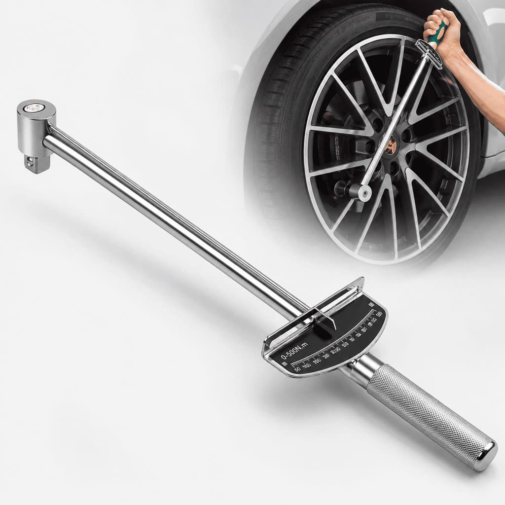 Chave Torquímetro de Vareta Encaixe 1/2 0-300 Nm Para Aperto Preciso Automotivo e Industrial