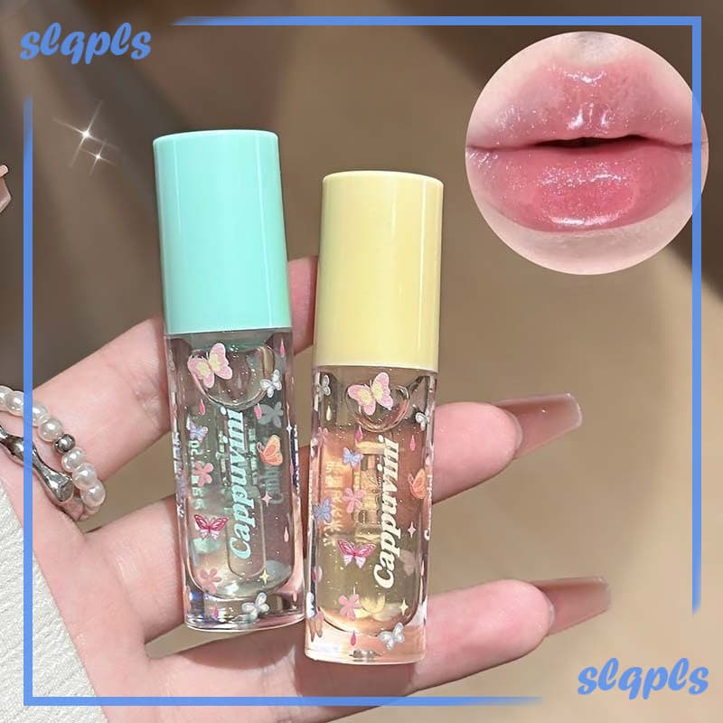 Óleo Labial Hidratante CAPPUVINI Glow , E , Suaviza Cutículas , Fofo Para Estudantes