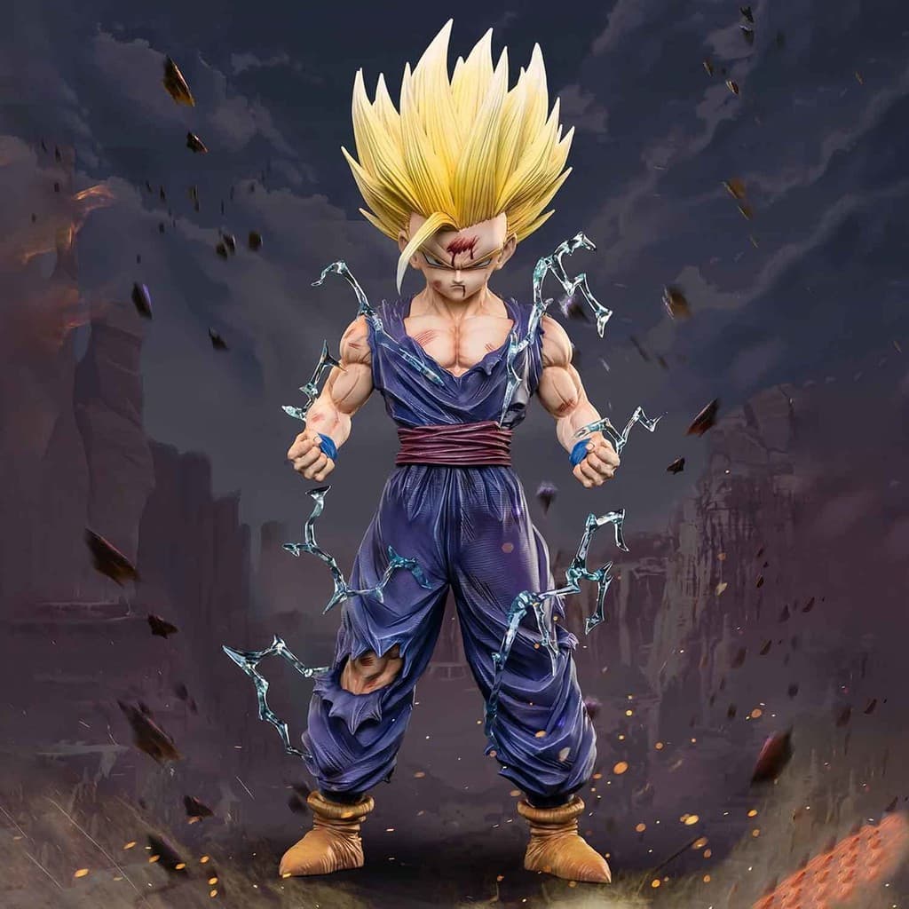 [Em Estoque] Figura do Gohan Super Saiyajin 2 de Dragon Ball HB [Edição Limitada Exclusiva] Figura de Modelo Moderno GK