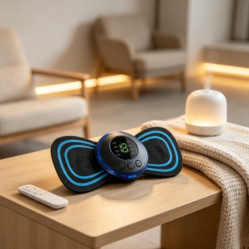 Mini Massajador Cervical Elétrico Portátil para o Pescoço para Alívio das Dores Corporais Promoção