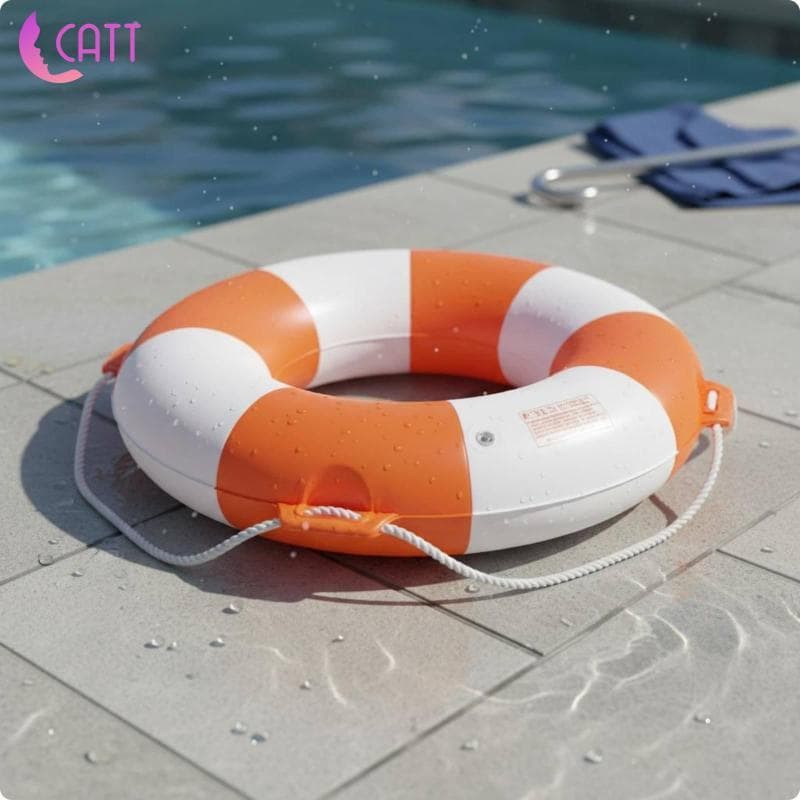 [Dadada2] Donut De Natação Infantil Com Design Retrô Em PVC Portátil Para Piscina , 70