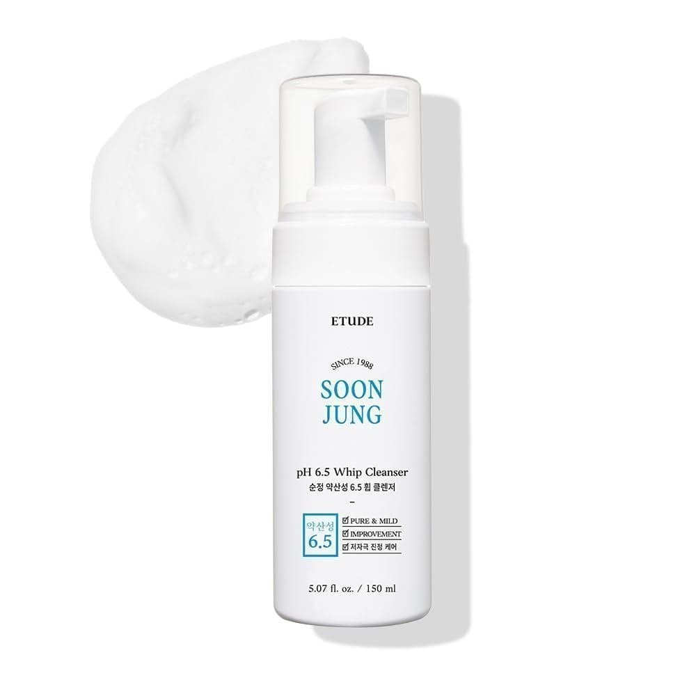 Escova de Limpeza Facial SoonJung P H6.5 |           Limpador suave de micromoléculas, adequado para uso em pele sensíve