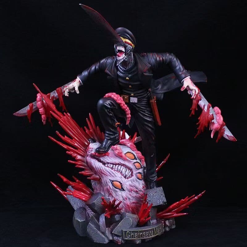 premium-Chainsaw Man GK Deluxe Edition Katana Devil Estátua Anime Figura Colecionável Modelo Decoração