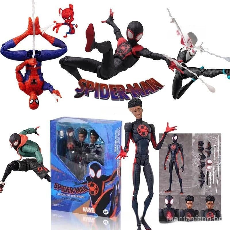 Miles Morales Sem Homem-Aranha SV Universo Homem-Aranha Ação Peter Parker Boneco Articulado Incrível Modelo OQTP