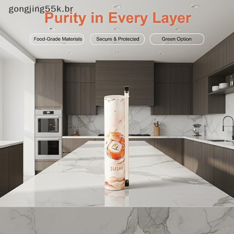 gon Food Grade Rodada Sushi Push Up Mold Criativo Cone Maker Caixa Com Molho Palha Para Festa Em Casa DIY br
