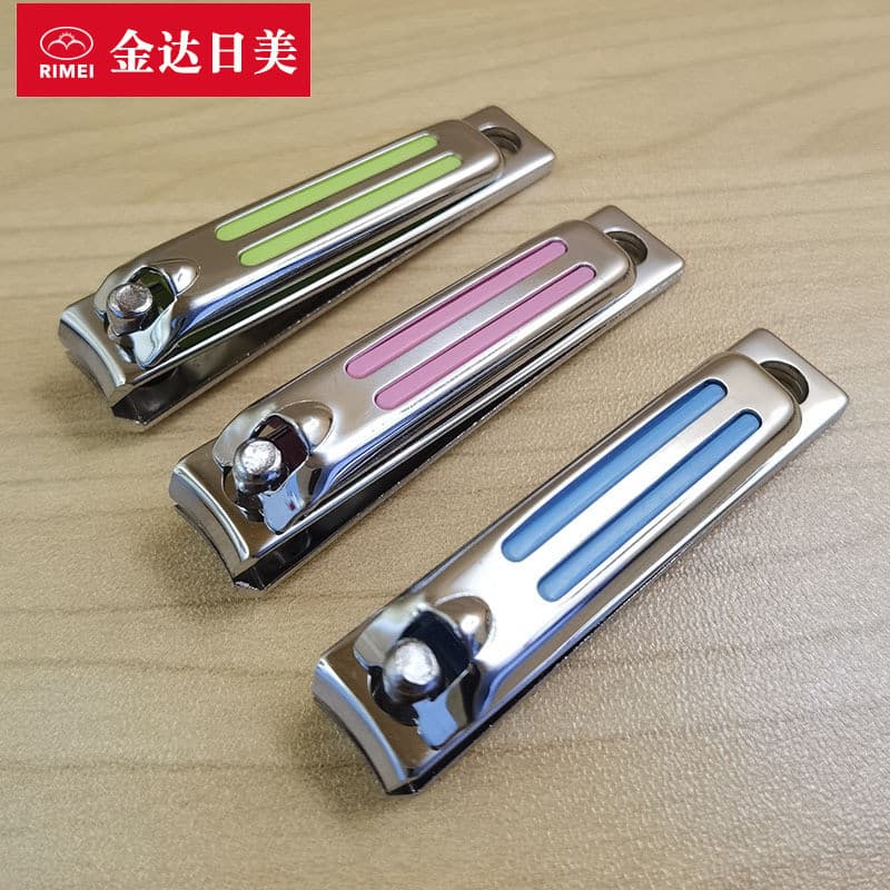 Jinda japonês americano tesoura de unhas alicate conjunto doméstico pequeno grande plana Diagonal aparar unhas meninas b