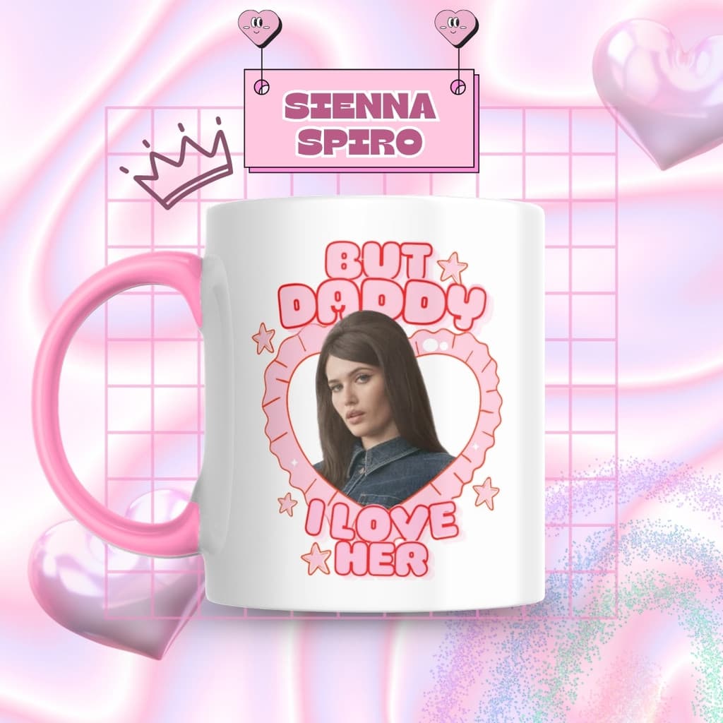 Caneca Xicara Porcelana 325ml Sienna Spiro Fã Personalizada Presente Decoração Casa