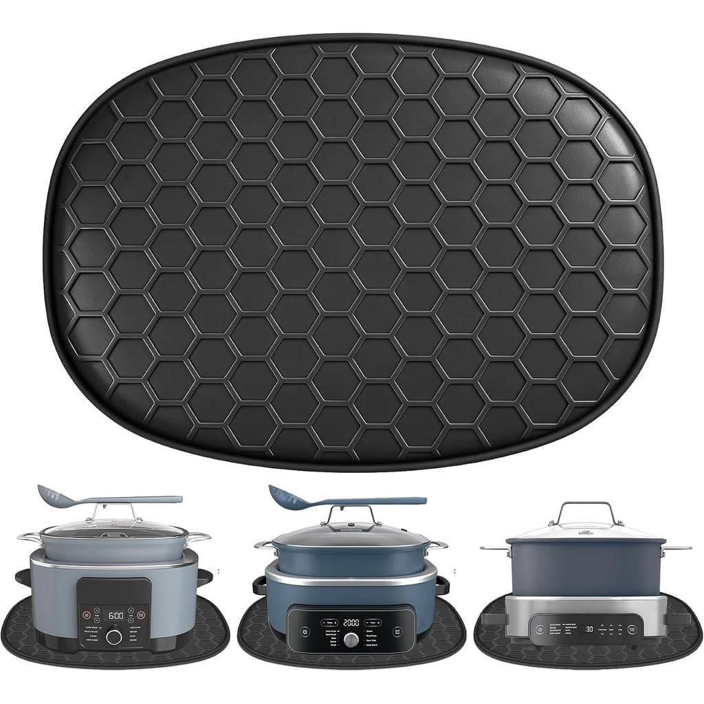 Tapete de silicone resistente ao calor para Ninja Foodi Possible Cooker Pro 8.5 Qt MC1000, MC1001, MC1010 Slow Cooker Cr