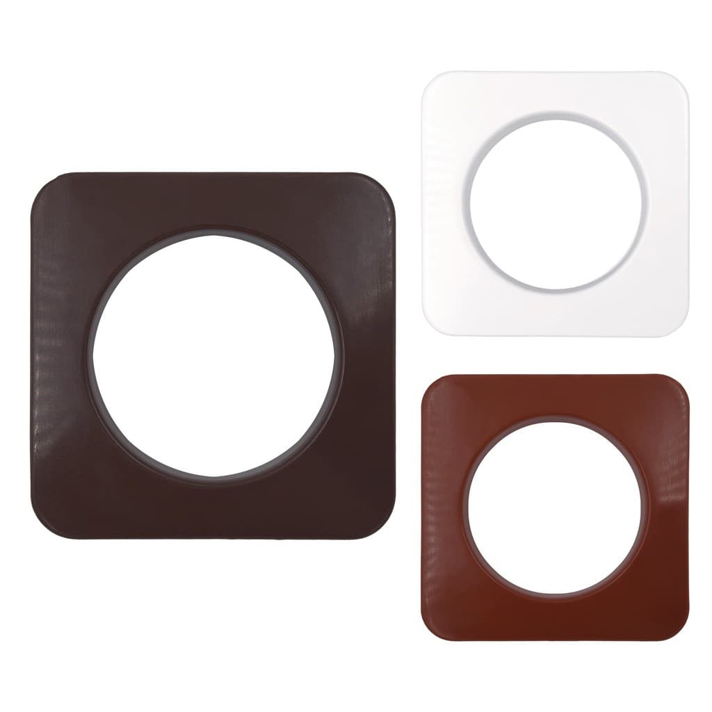 Ilhós quadrado para cortina 28mm em plástico cores diversas
