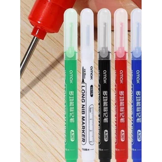 Caneta Ponta 20 Mm Marcadora Tinta Permanente Material Escolar Bricolagem Escritório Reparos Artesanato À Prova D'água