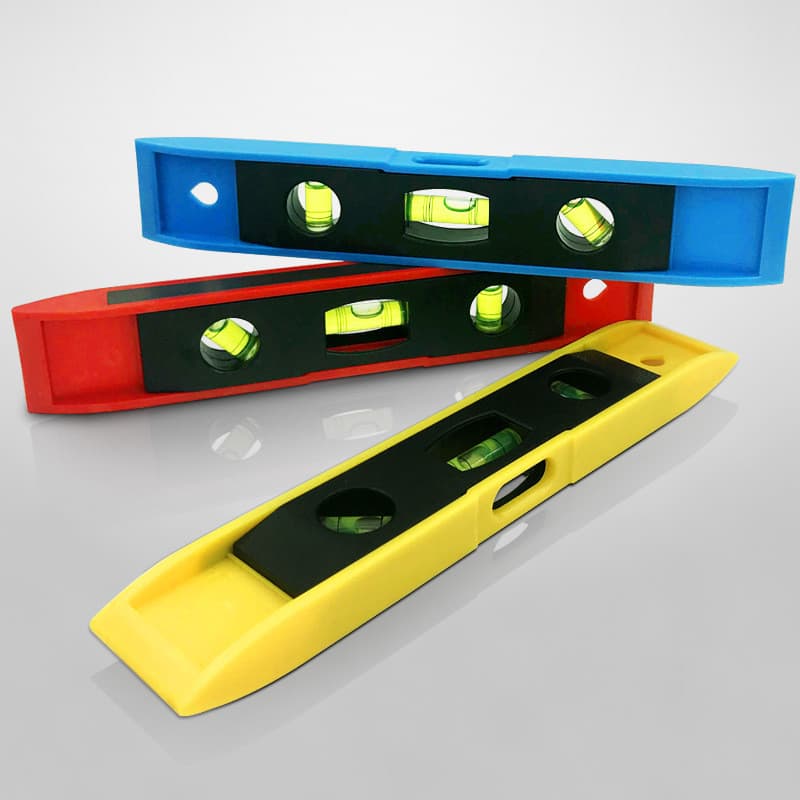Régua de nível de bolha de 30cm com construção doméstica magnética portátil Mini medição de bolha Horizontal régua de To