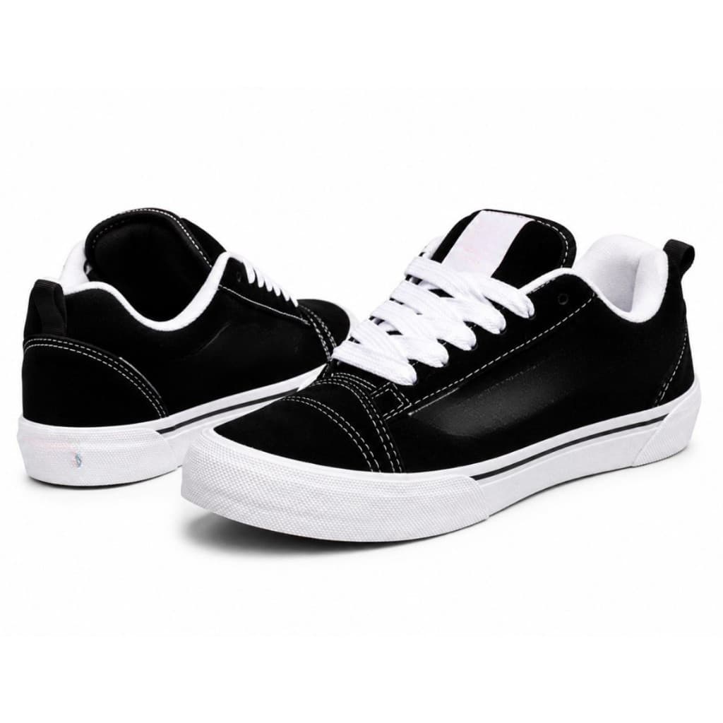 Tênis Masculino Feminino Chunky Camurca Skate Retrô Sneaker Urbano Cadarco Grosso Confort