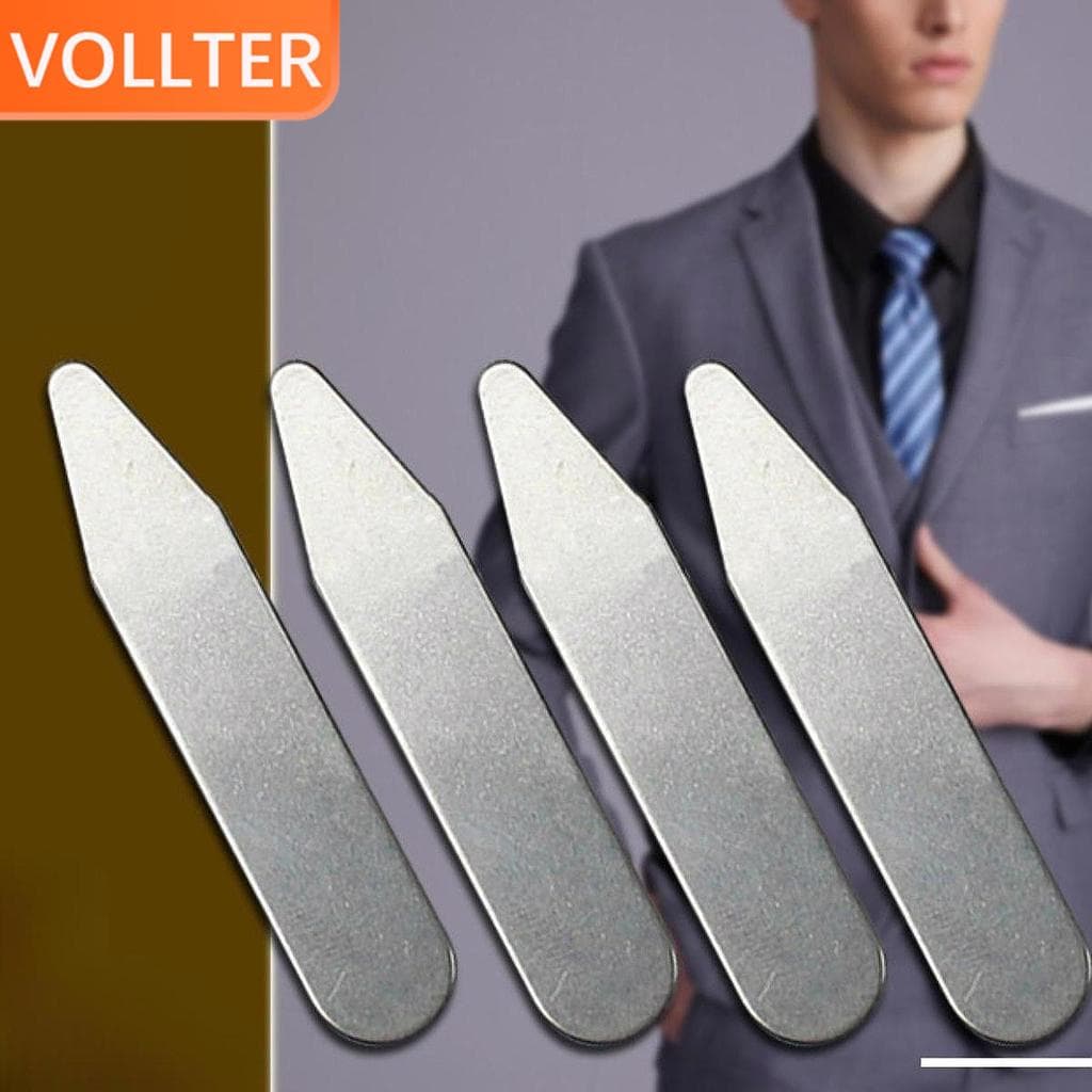 Sistema De Suporte De Colar De Metal Acessórios De Terno Masculino Com Resistente Permanece Inserções Para Camisas De Lo