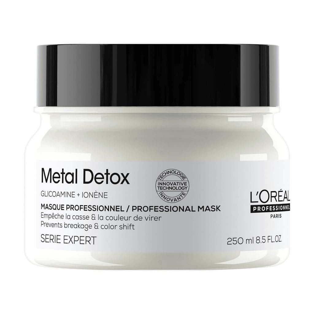 Máscara Capilar Profissional Metalizada L'Oreal - Condicionador e Tratamento Profundo Sem Sulfato para Cabelos Secos ou