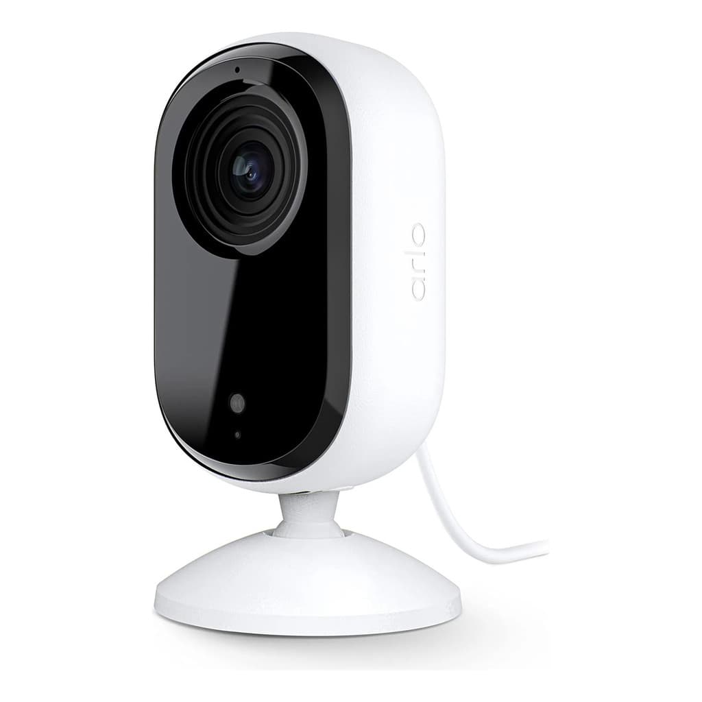 Câmera Interna Arlo Essential 2k Câmera De Segurança Google e Alexa