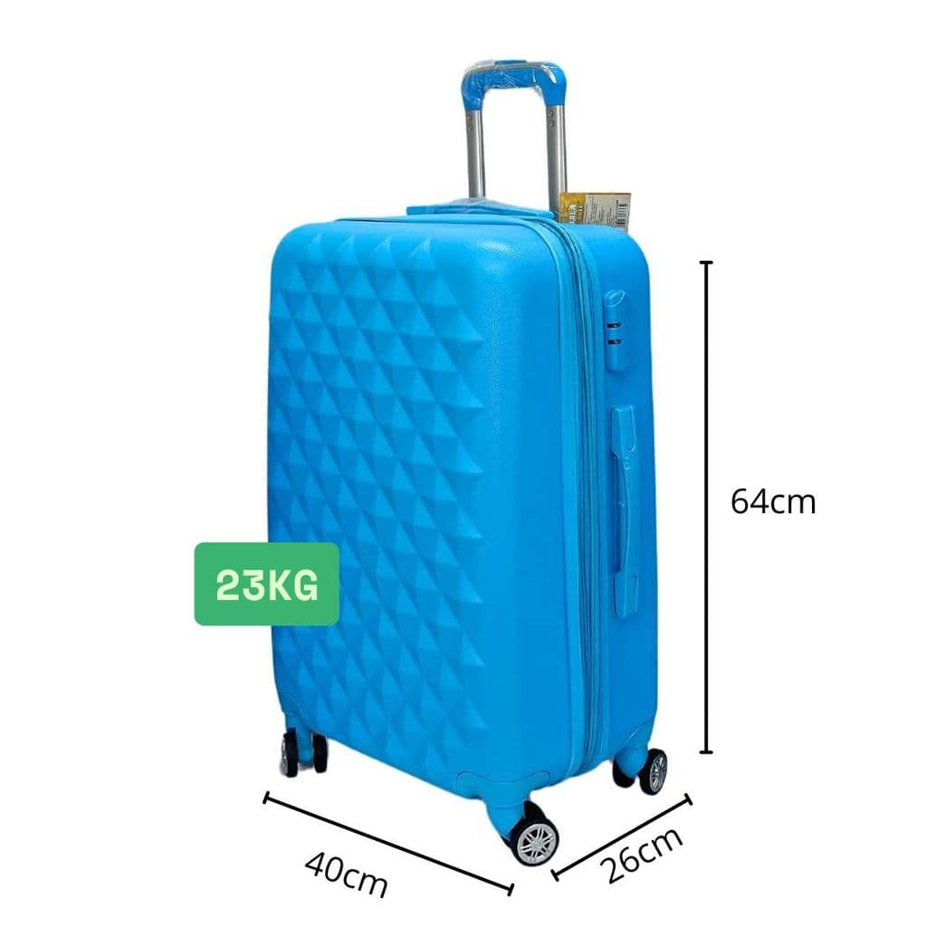 Mala de viagem ABS Com Rodinha 360° Cores Vibrantes - Tamanho M