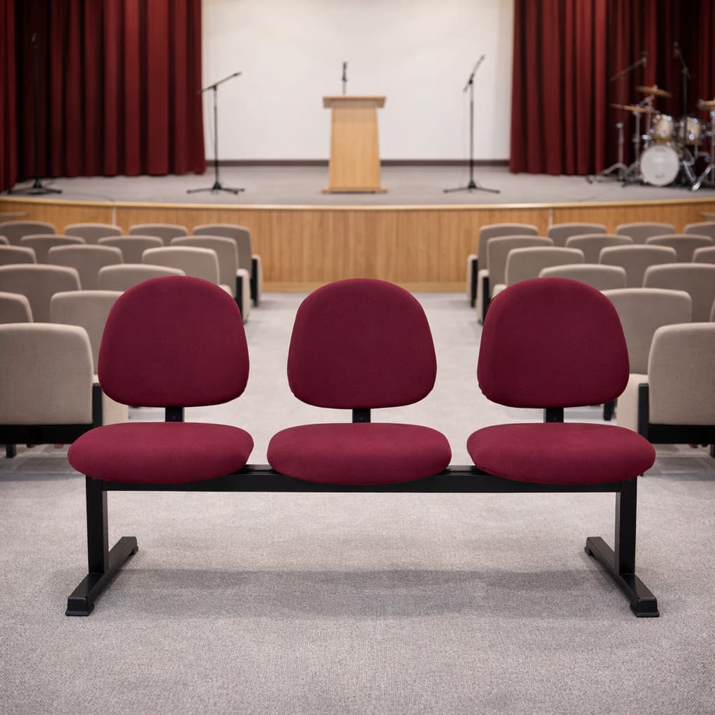 Kit 3 Capas para Cadeira Longarina Igreja e Recepção Malha com Elástico – Várias Cores