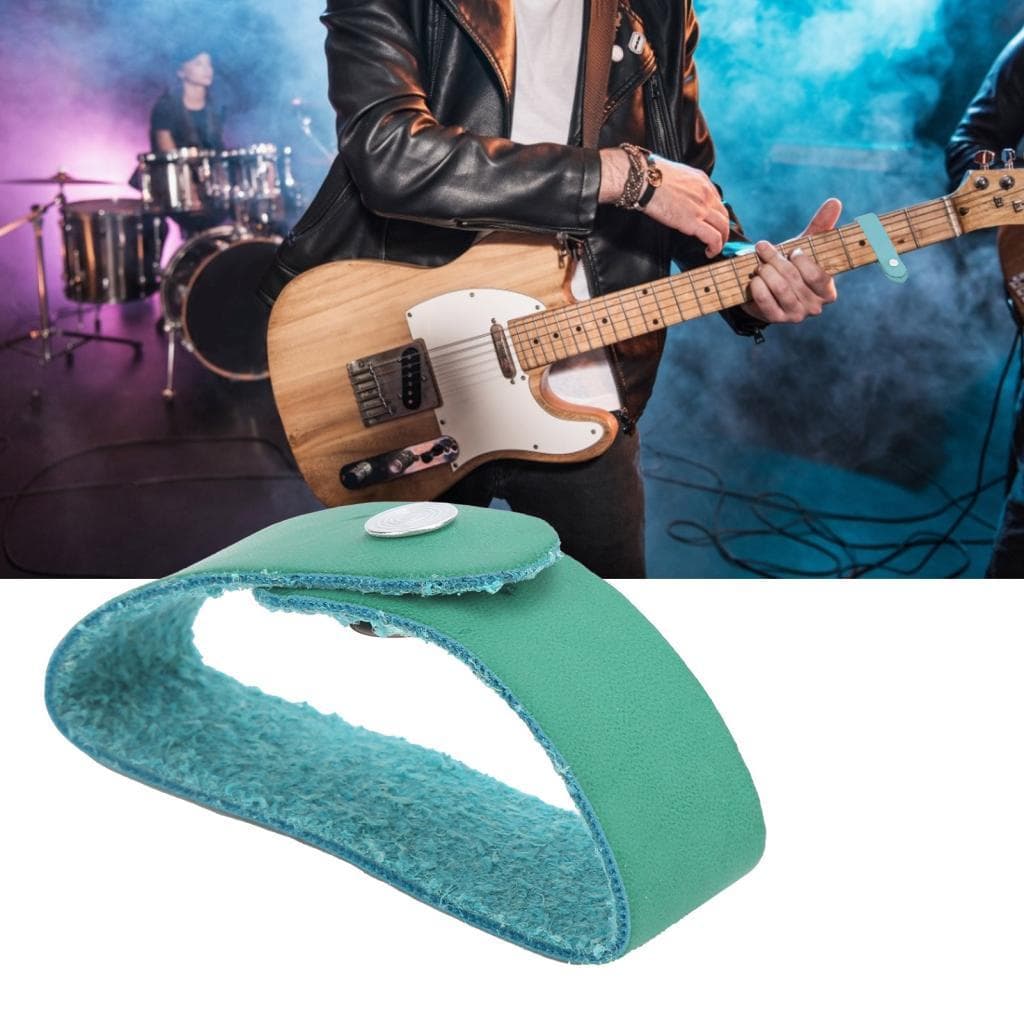 Irfora microfibra couro guitarra pescoço cinta botão durável e elegante protege para guitarras acústicas elétricas 1