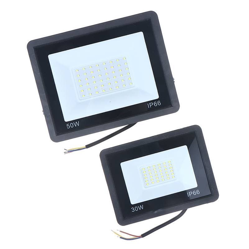 Ao Ar Livre IP66 À Prova Dip66 Água Caminho Luz Holofote LED AC220V 30W 50 100 Jardim Rua Portão Varanda Pátio Lâmpada