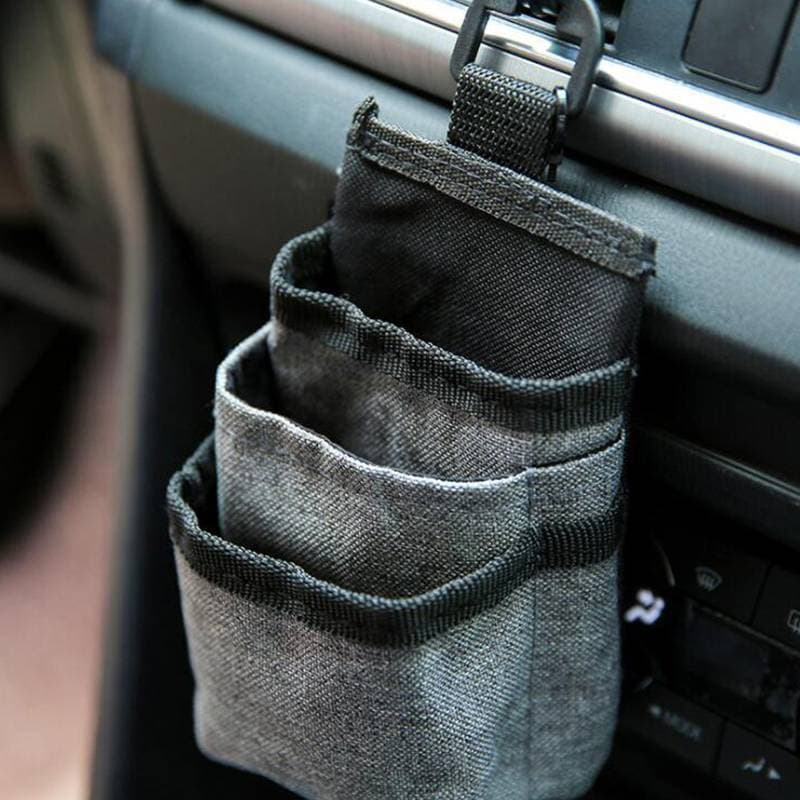 ADS Bolsa De Armazenamento Para Saída De Ar De Carro , Caixa Organizadora Oxford , Suspensa , Suporte De Telefone , Arru