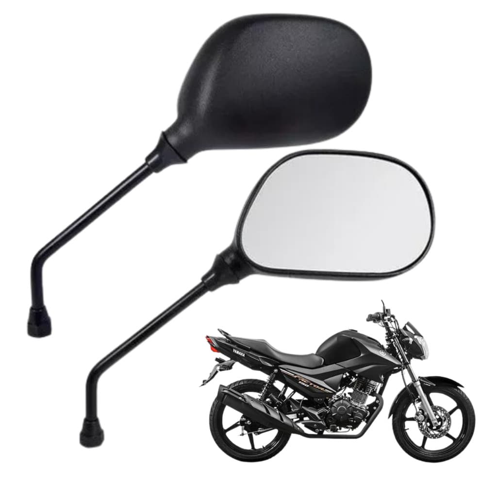 Retrovisor Moto Yamaha YBR 125 Factor Modelo de Rosca Padrão