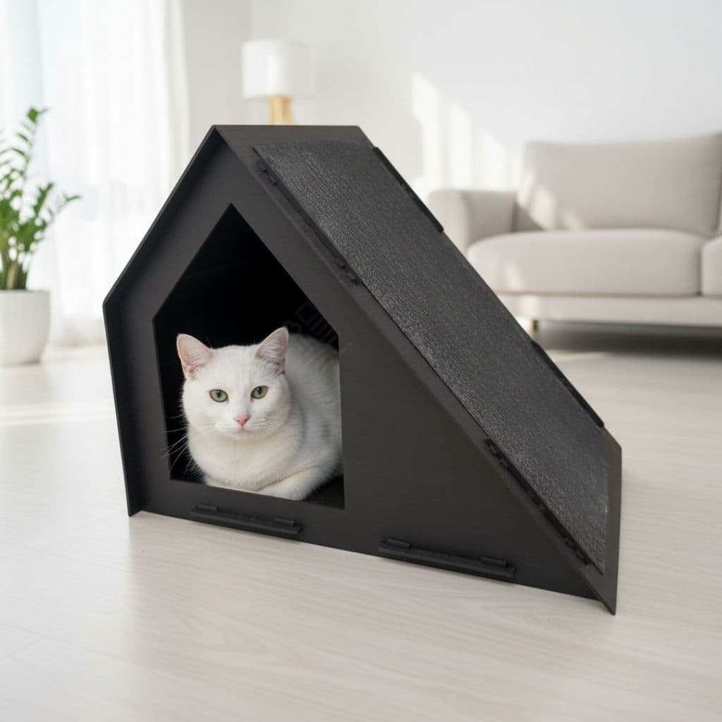 Casa De Gato Toca Pet Com Cama Abrigo Confortável Arranhador Para Casinha De Gatos Diversos Modelos