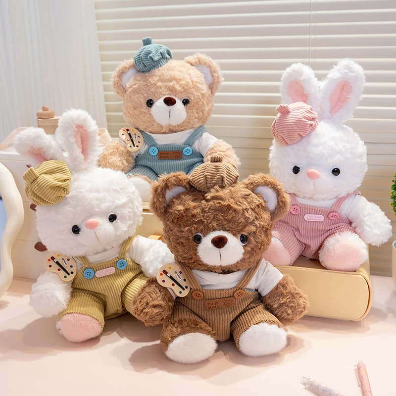 Mocha urso boneca urso de pelúcia boneca abraço dormir boneca cura série enviar crianças meninas aniversário presentes d