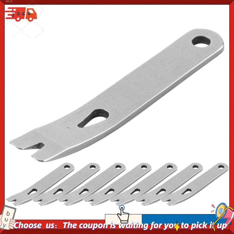 BRS0 8 Peças Mini Barra De Alavanca Plana De Aço Inoxidável Multifuncional Pequena Pé De Cabra Conjunto De Ferramentas A
