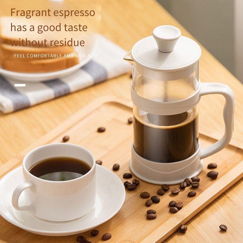 Prensa francesa pote de café imprensa manual tipo filtro de café capa de plástico conjunto de fabricante de chá doméstic