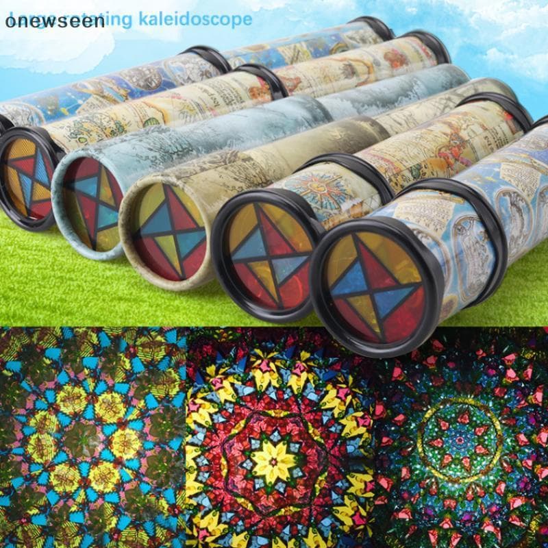 Caleidoscópio De Rotação Escalável , Mágico , Óculos Ajustáveis , Coloridos Extravagantes Para Crianças , Brinquedo Educ