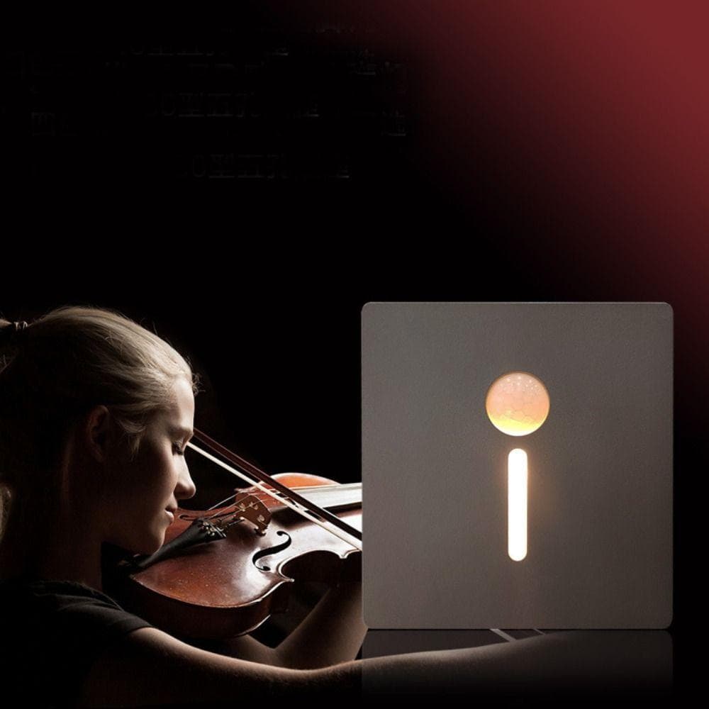 Lâmpada De Parede , Luz LED Para Escada Com Sensor De Movimento Embutido Moderna E Criativa Inteligente